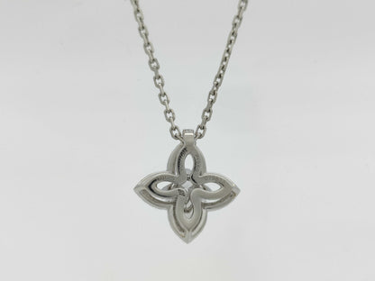 LOUIS VUITTON Aldant Flower Diamond Pt950 9.0g Necklace