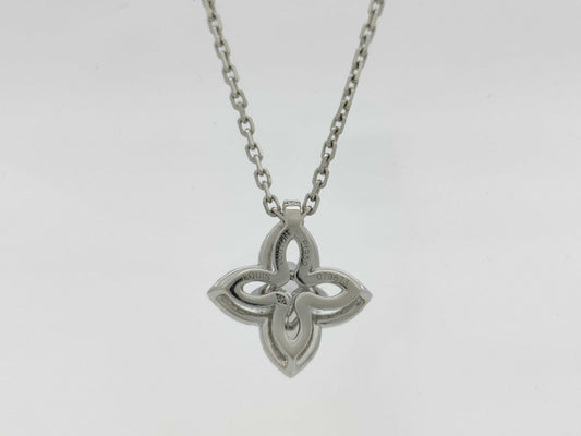 LOUIS VUITTON Aldant Flower Diamond Pt950 9.0g Necklace