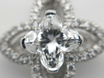 LOUIS VUITTON Aldant Flower Diamond Pt950 9.0g Necklace