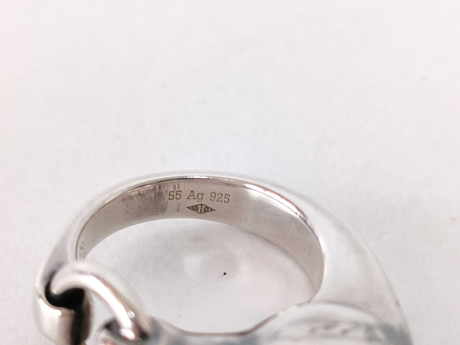 HERMES HERMES Ring Schvalhose Ag925 15.78g #55 Ring