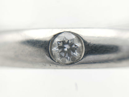 HARRY WINSTON Band 1PD/1PD PT950 11.9g Ring 