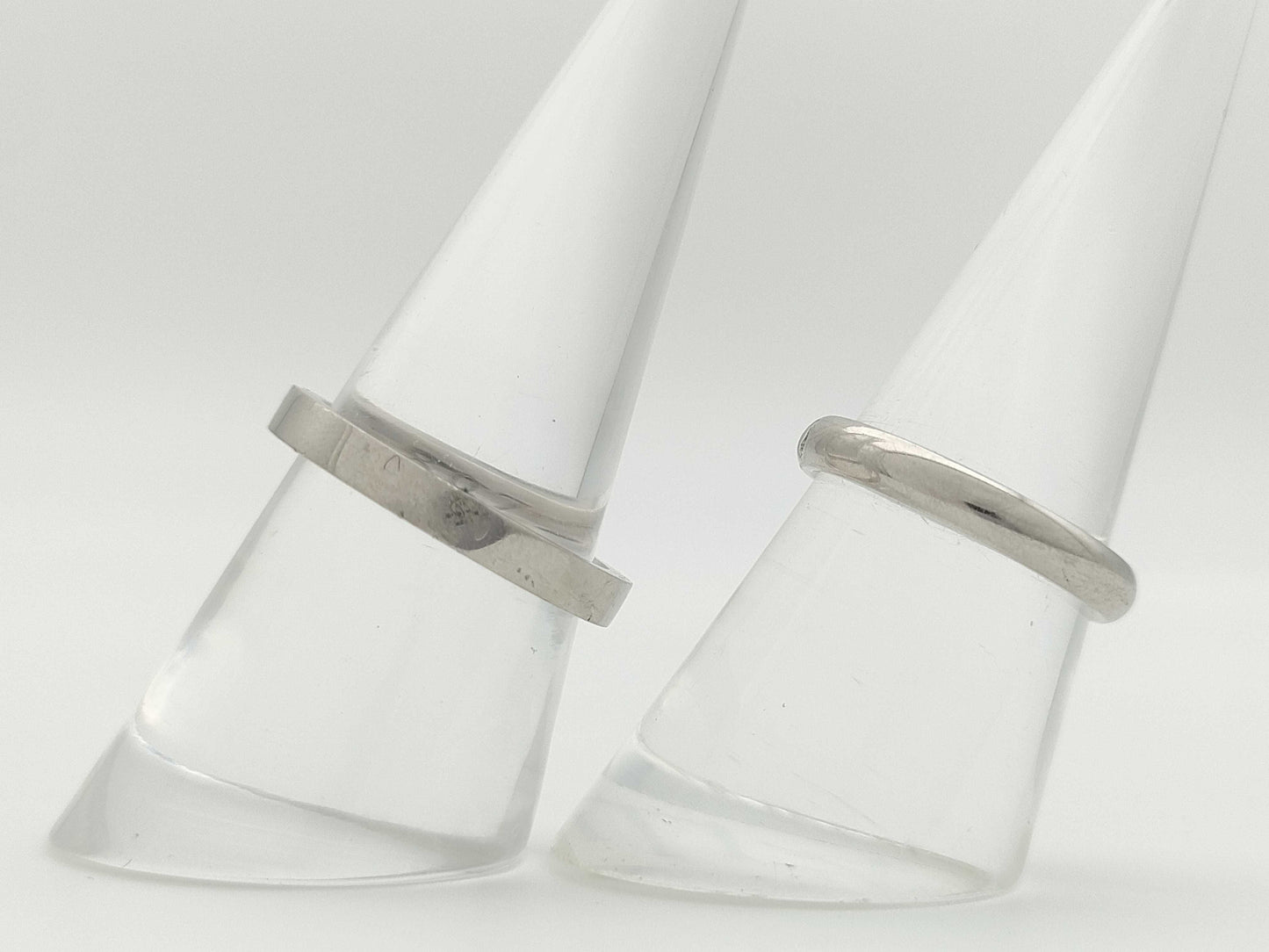 HARRY WINSTON Band 1PD/1PD PT950 11.9g Ring 