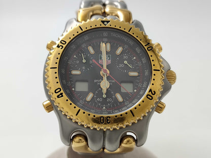 TAG Heuer S25.206M K13396 Grey Dial Quartz Current Men's Watch