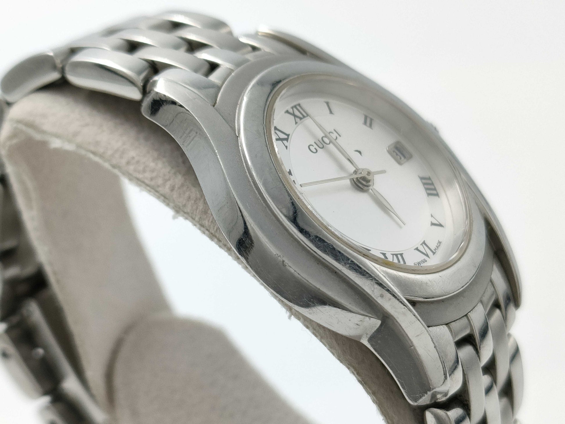 GUCCI 5500L 0201426 Silver Dial Quartz Current Women's Women's Watch