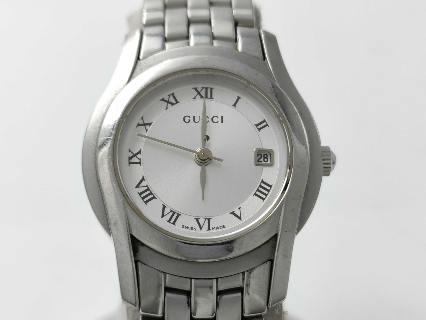 GUCCI 5500L 0201426 Silver Dial Quartz Current Women's Women's Watch