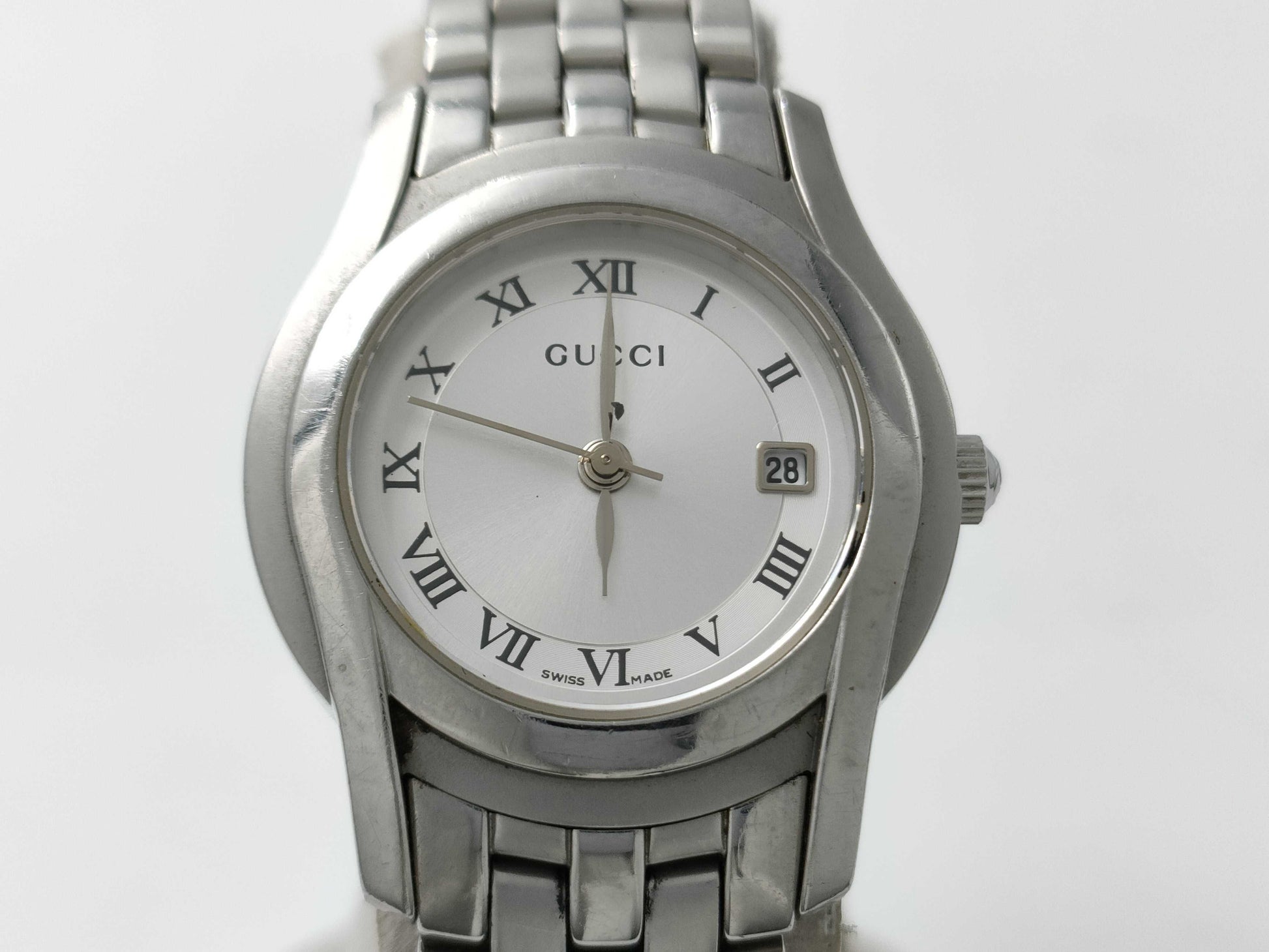 GUCCI 5500L 0201426 Silver Dial Quartz Current Women's Women's Watch