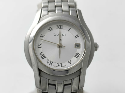 GUCCI 5500L 0201426 Silver Dial Quartz Current Women's Women's Watch