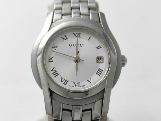 GUCCI 5500L 0201426 Silver Dial Quartz Current Women's Women's Watch
