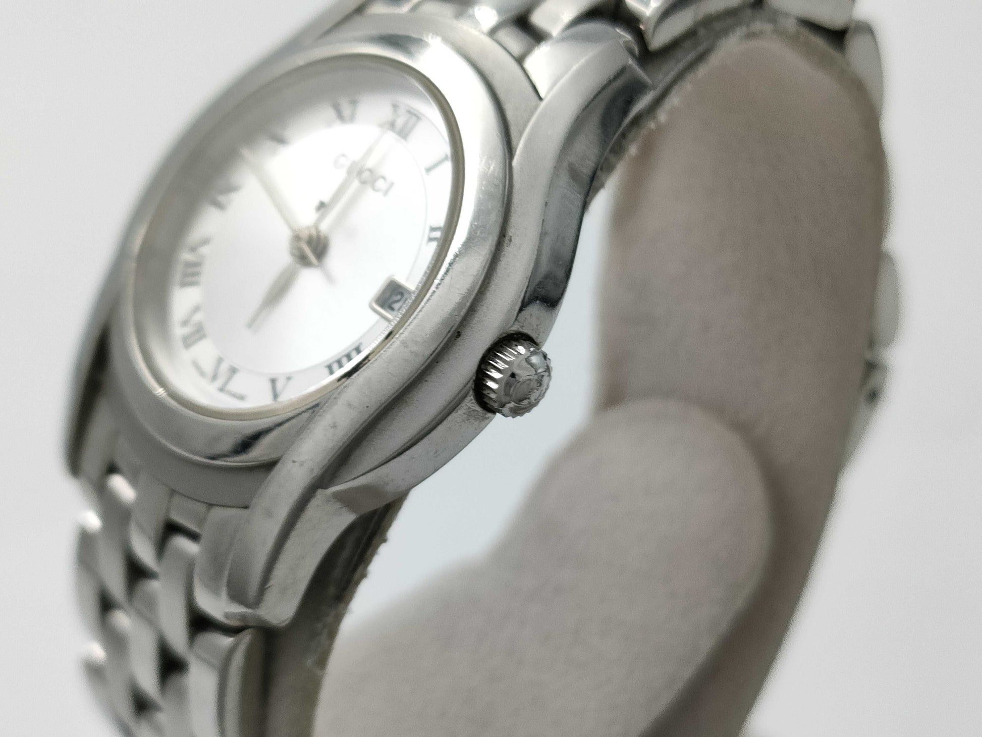 GUCCI 5500L 0201426 Silver Dial Quartz Current Women's Women's Watch