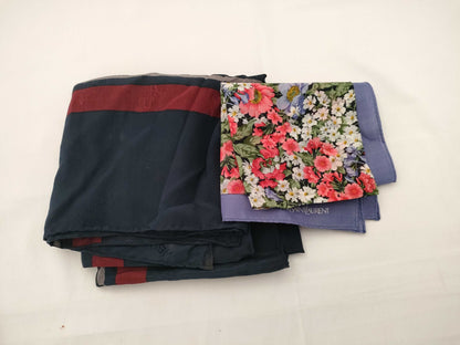 Yves Saint Laurent Handkerchief Scarf Set Other Accessories