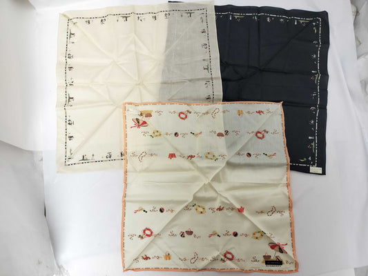 BURBERRY Handkerchief with Box Unused Other Accessories