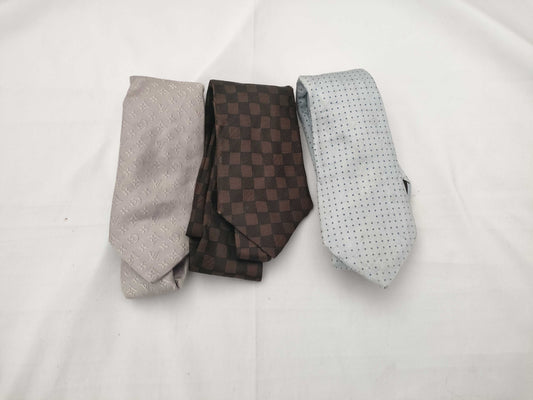 LOUIS VUITTON Monogram Louis Vuitton Tie Monogram Damier 3 Pieces Other Accessories