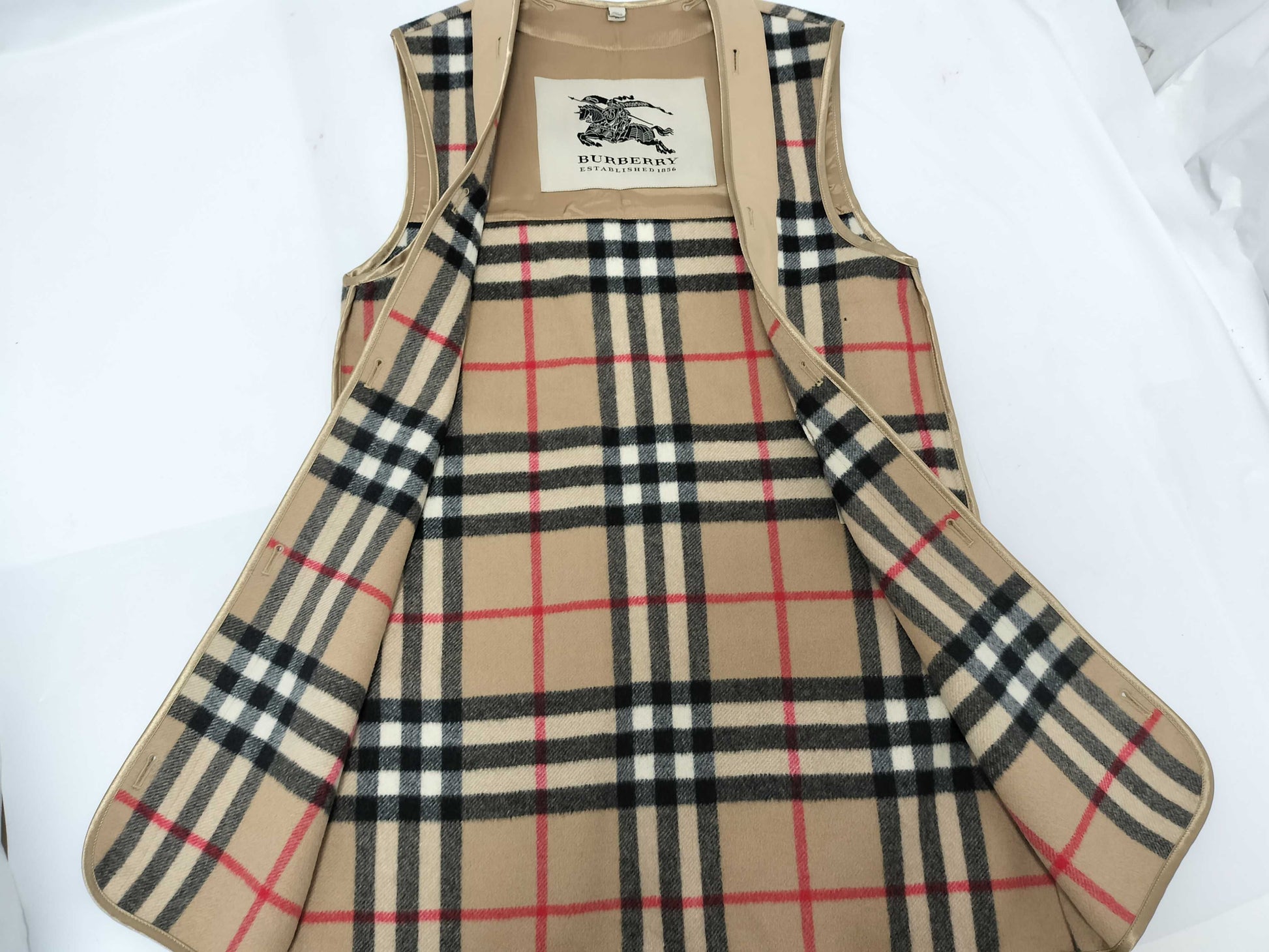 BURBERRY Check Vest Other Apparel