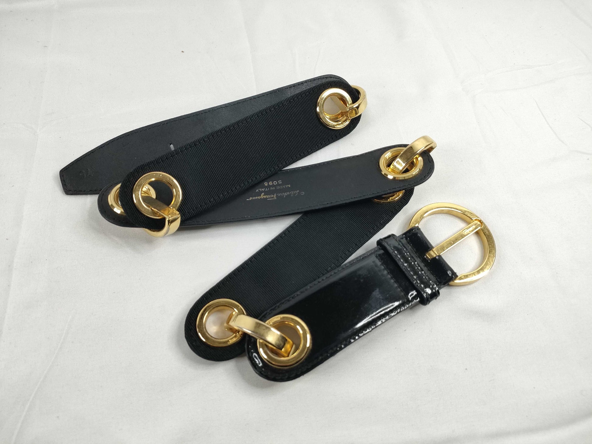 Salvatore Ferragamo Belt Chain Leather Belt