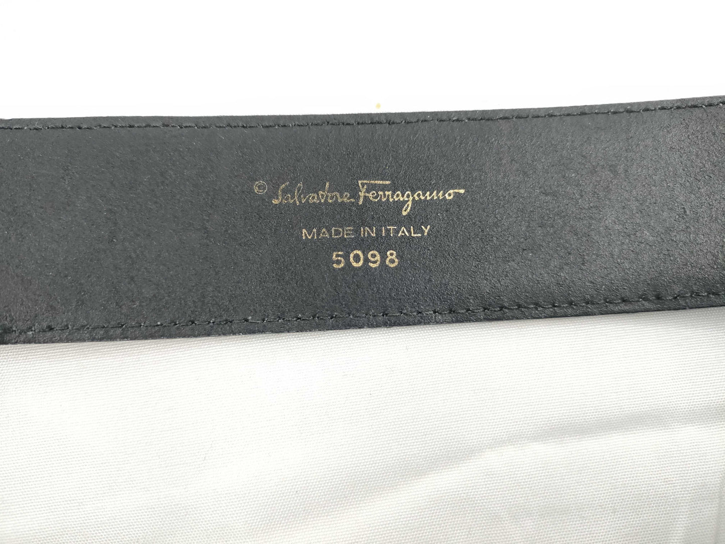 Salvatore Ferragamo Belt Chain Leather Belt