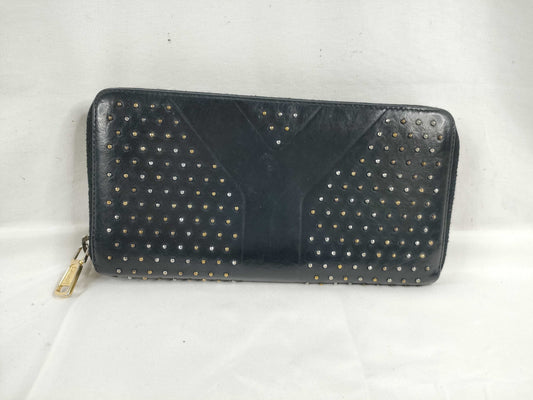 Yves Saint Laurent Studded Long Wallet Wallet