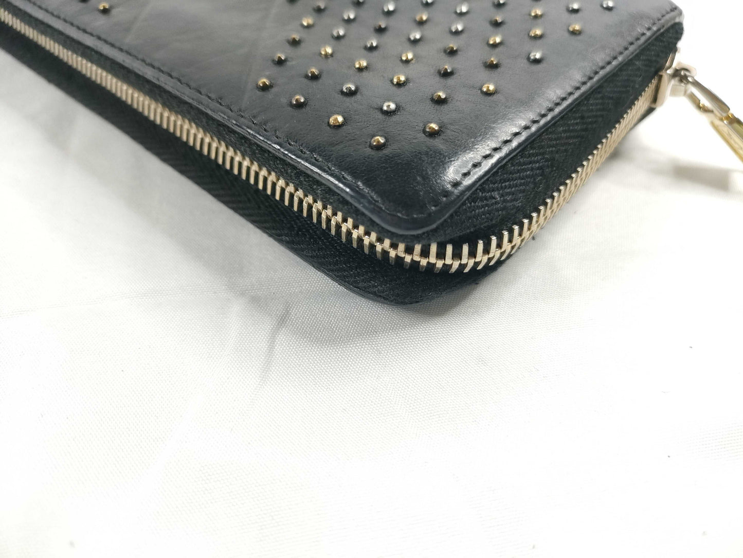 Yves Saint Laurent Studded Long Wallet Wallet