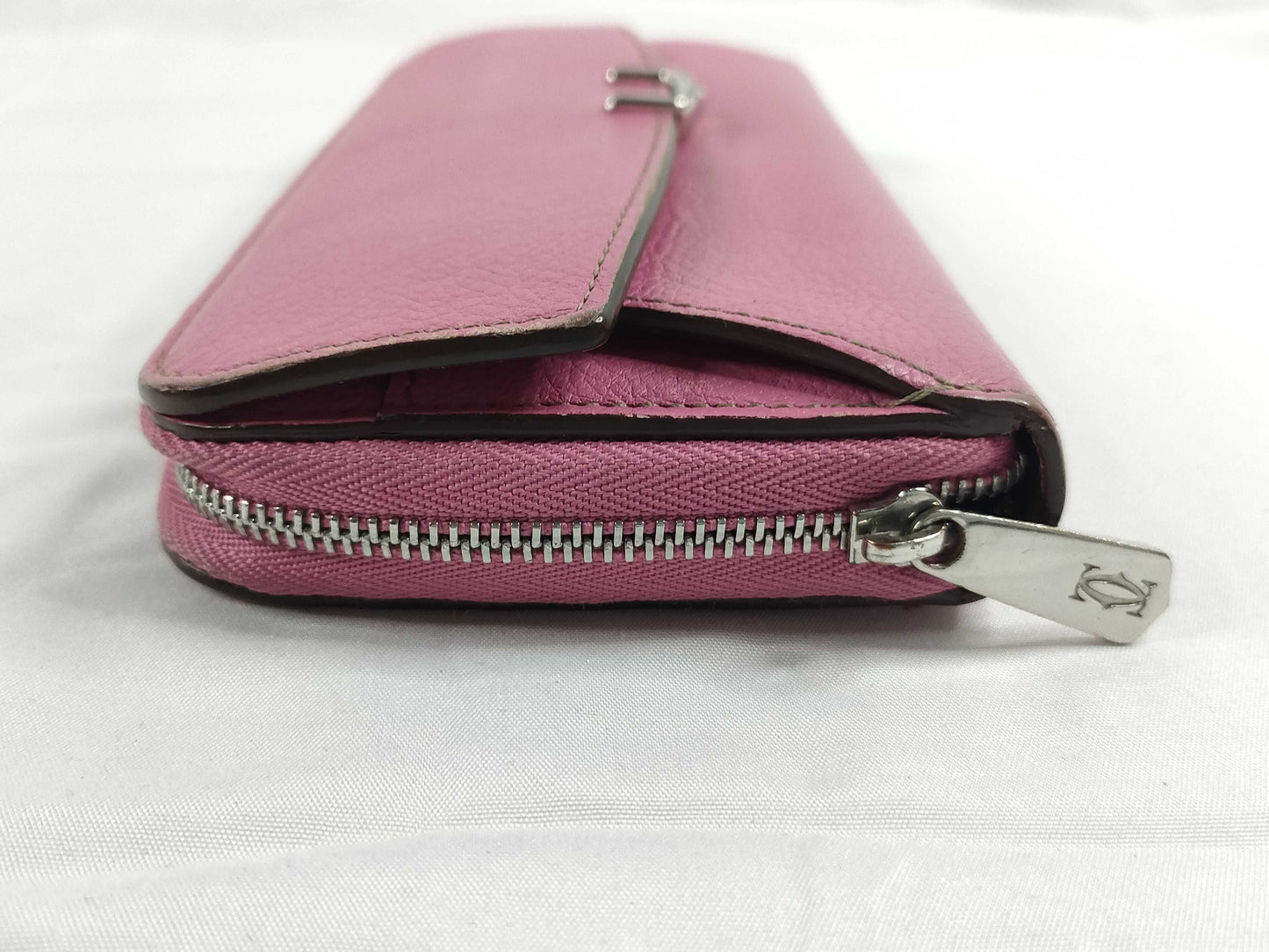 Cartier Cartier C-Deux Leather Long Wallet Wallet