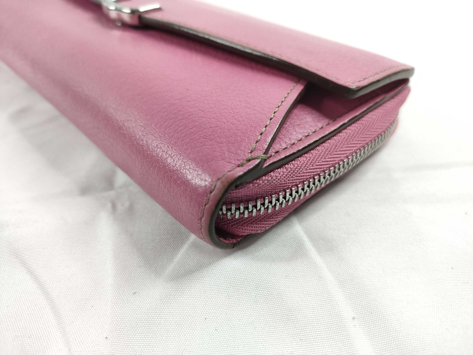 Cartier Cartier C-Deux Leather Long Wallet Wallet