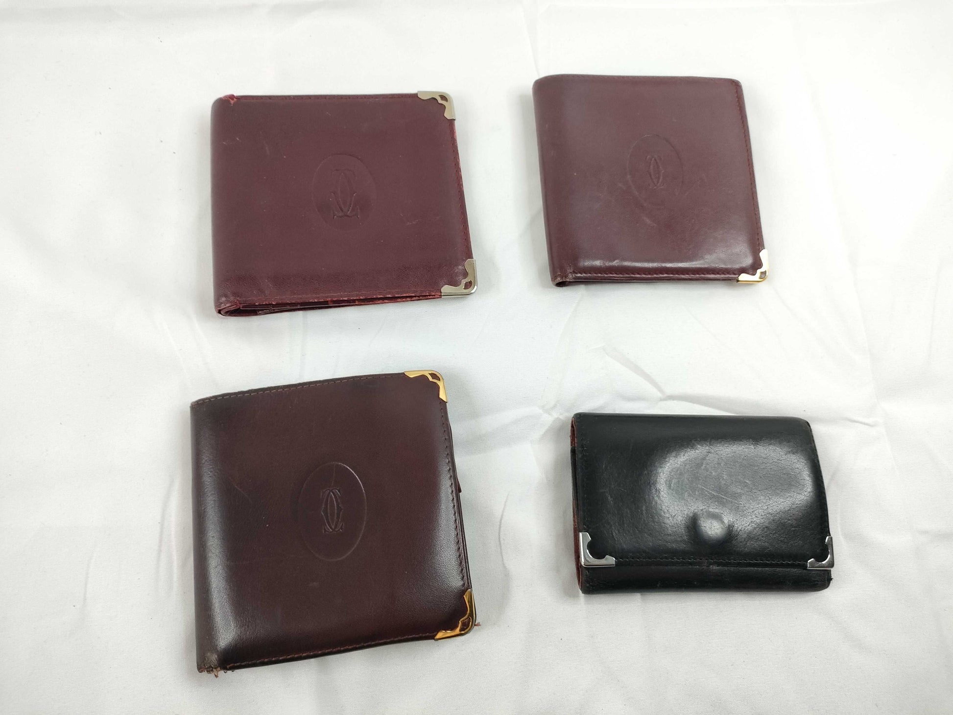 Cartier Must Cartier Mastline Leather Wallet 4-Piece Wallet