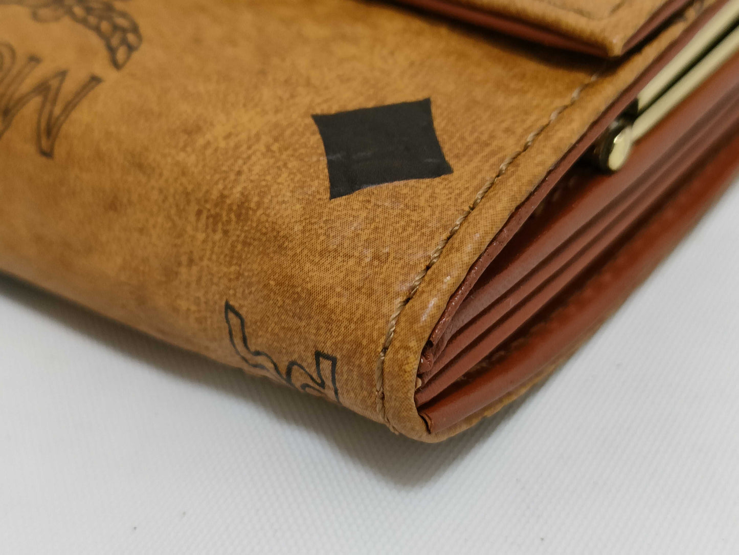 MCM MCM Leather Monogram Long Wallet Wallet