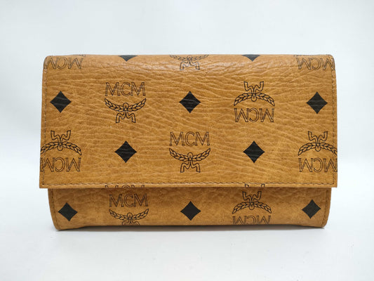 MCM MCM Leather Monogram Long Wallet Wallet