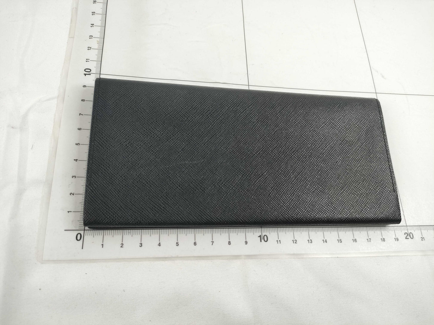 BURBERRY Leather Saffiano Leather Long Wallet Wallet