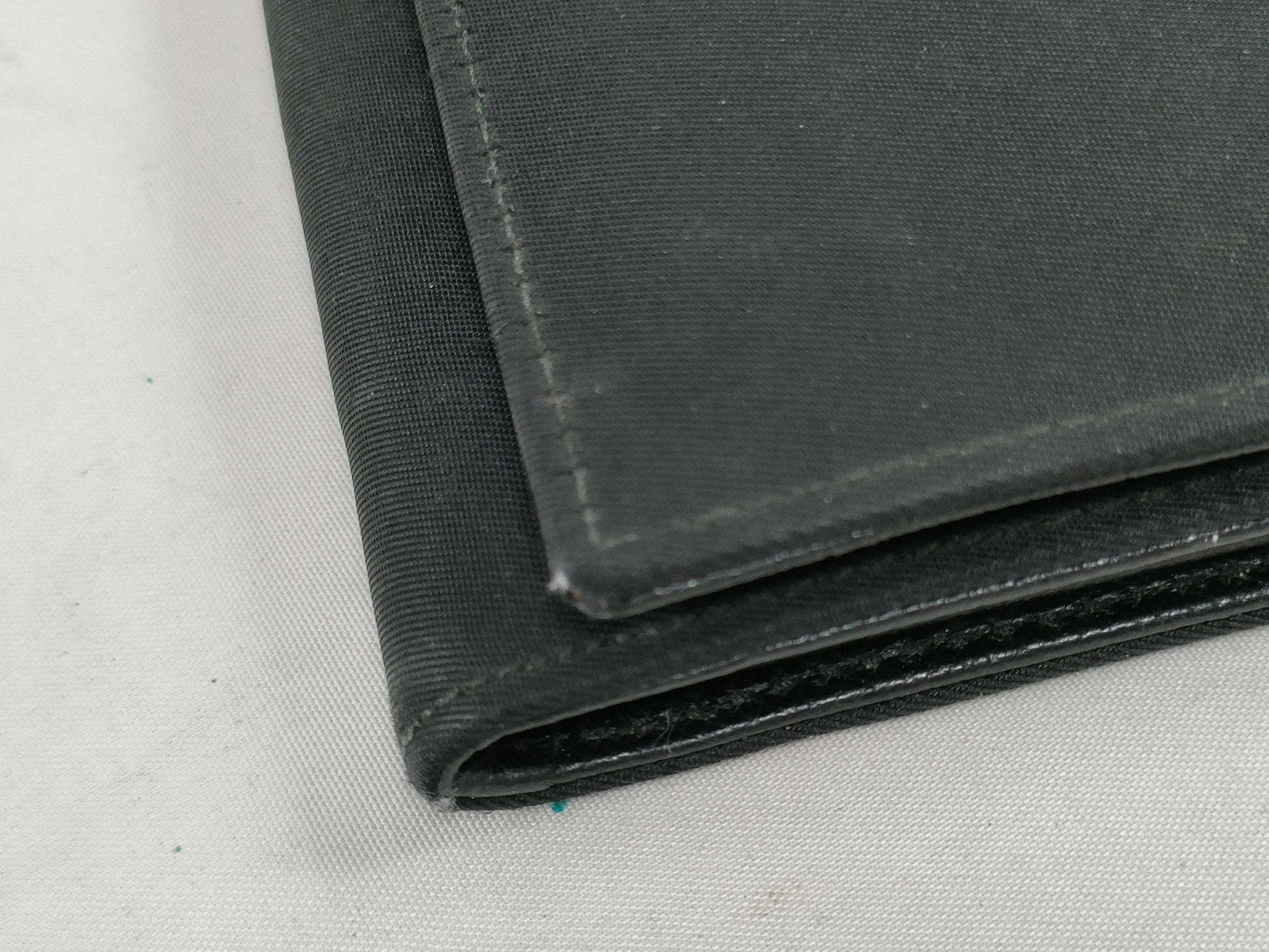 PRADA Nylon Tesuto NERO Long Wallet Wallet