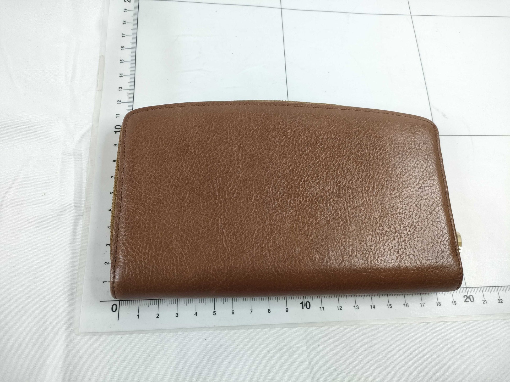 Cartier Cartier Leather Round Zipper Perforated Long Wallet Wallet