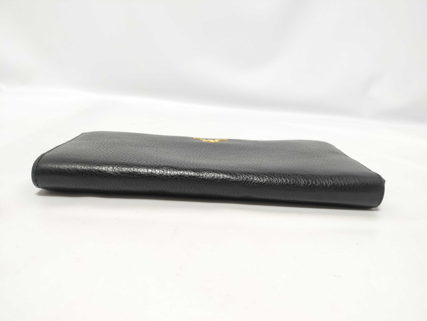 PRADA Leather Long Wallet with Box Wallet