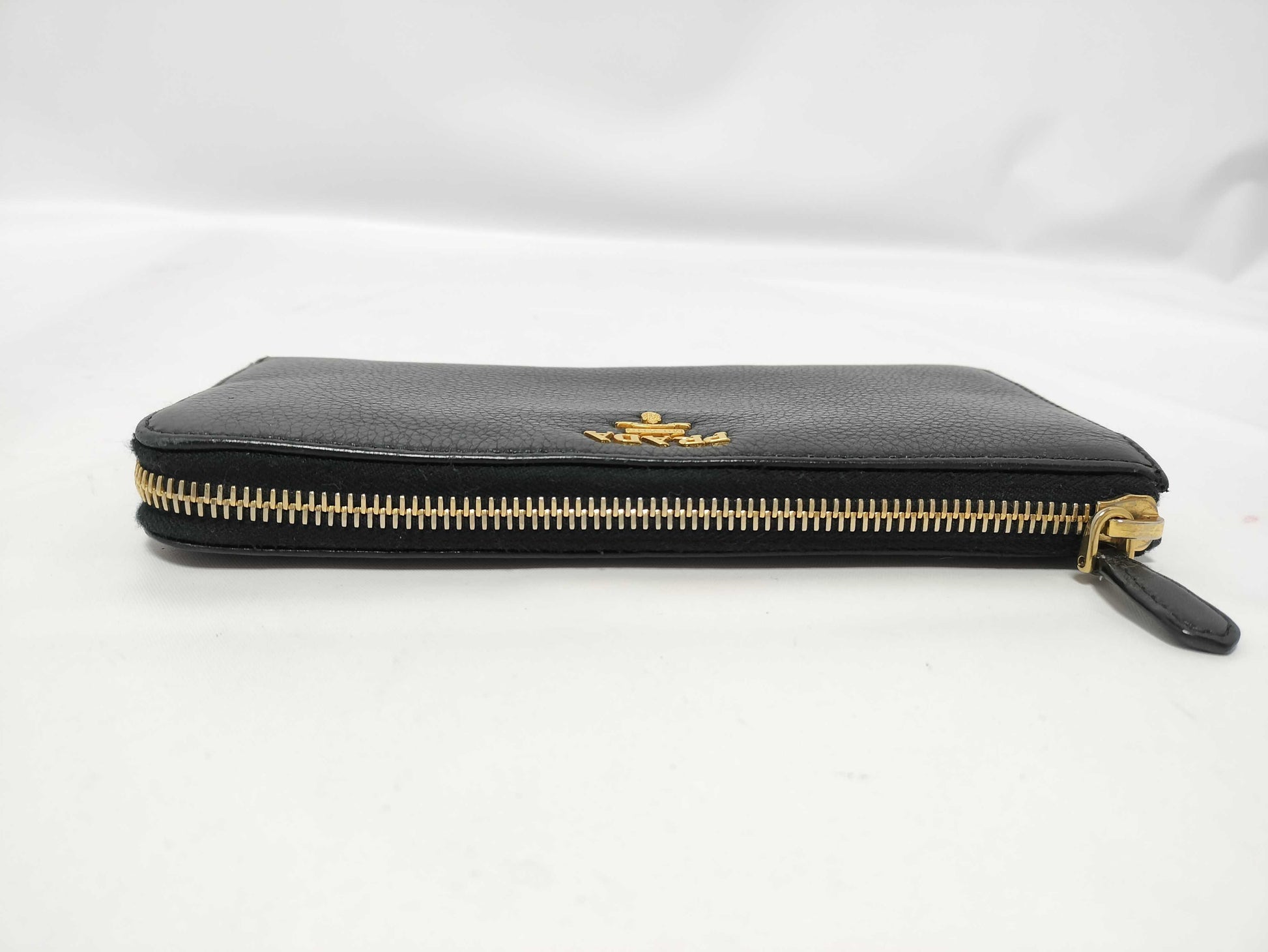 PRADA Leather Long Wallet with Box Wallet