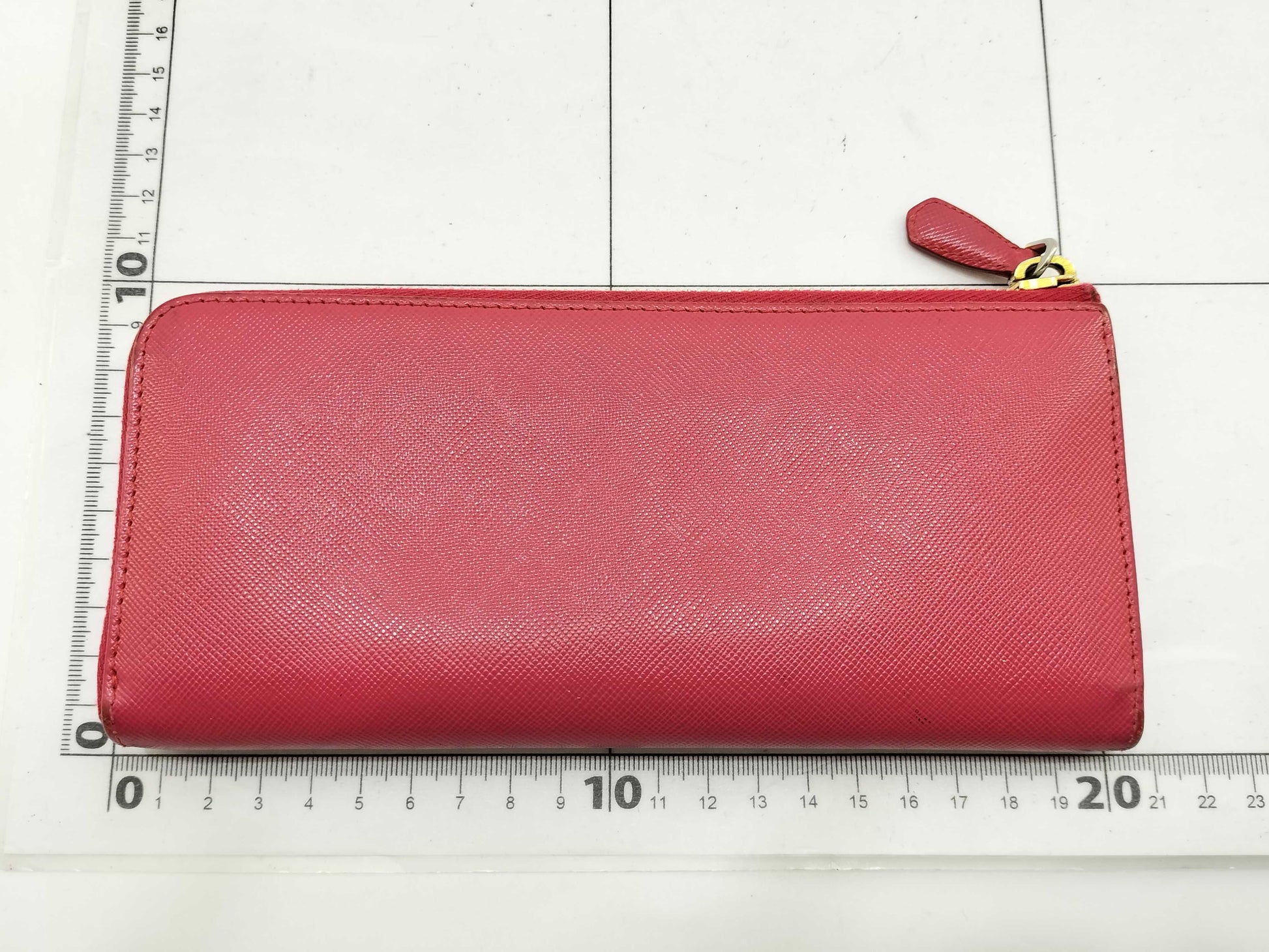 PRADA Saffiano Leather Long Wallet Wallet