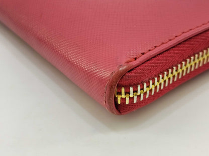 PRADA Saffiano Leather Long Wallet Wallet