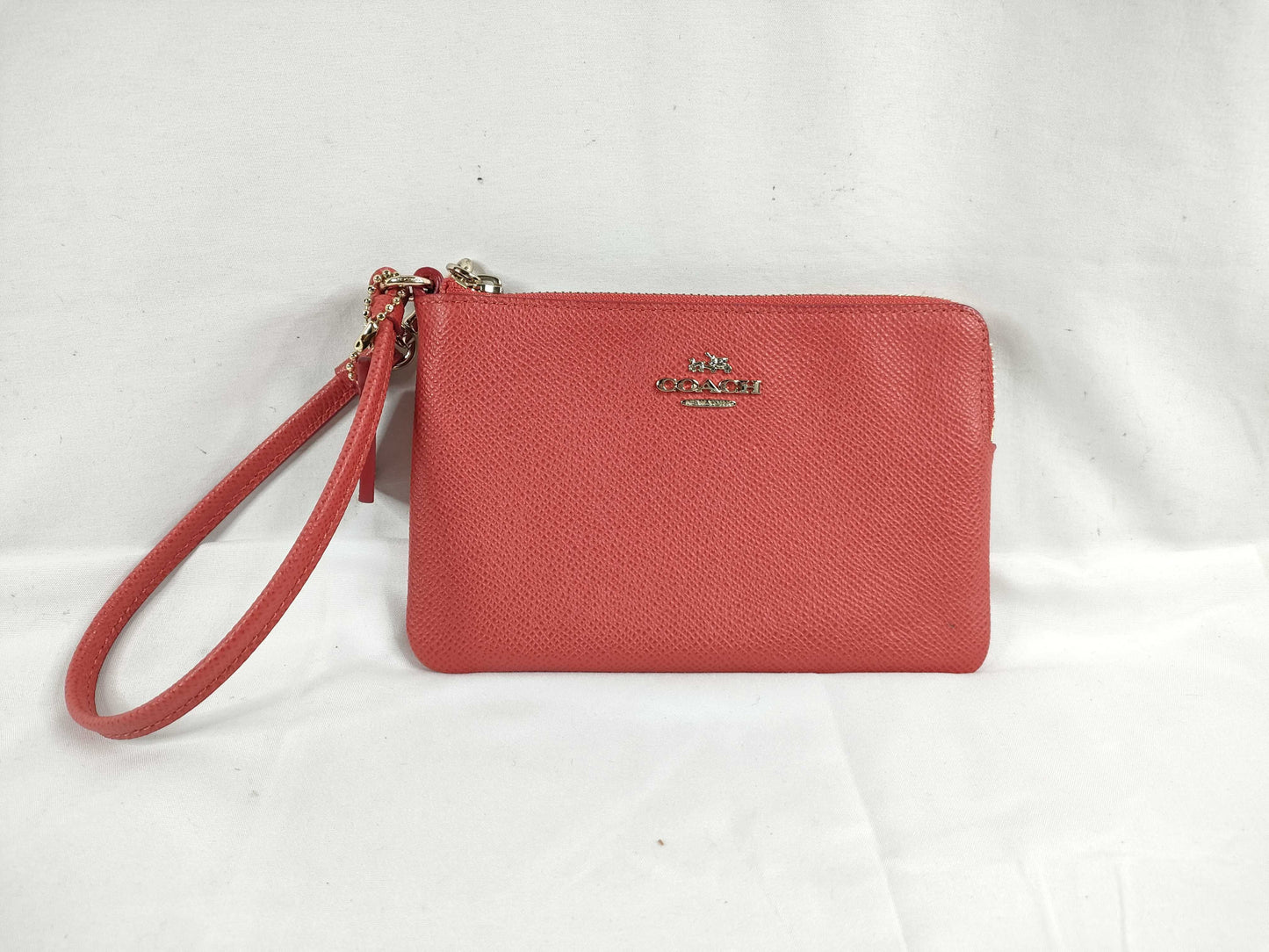 COACH Leather Ristretto Pouch