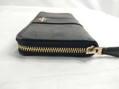 COACH Signature Coach Signature PVC Leather Long Wallet Wallet