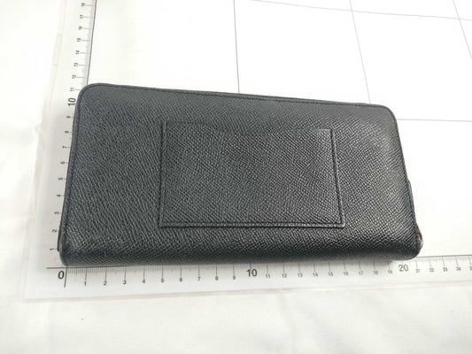 COACH Leather Round Zipper Long Wallet Wallet