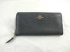 COACH Leather Round Zipper Long Wallet Wallet