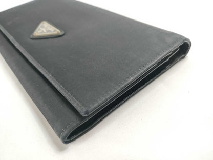 PRADA Nylon Prada Nylon Long Wallet Wallet