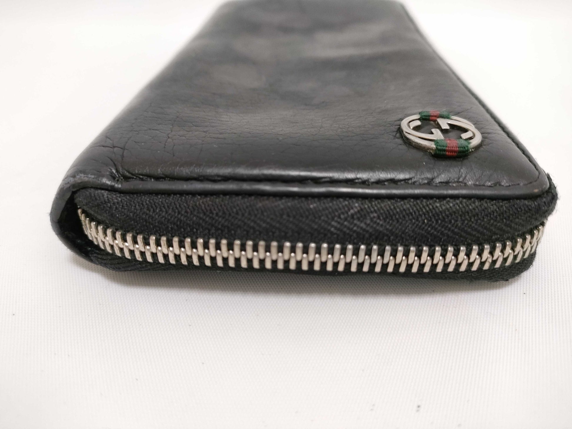 GUCCI GG Gucci GG Interlocking Round Zipper Long Wallet Wallet