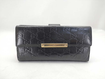 GUCCI Gucci Sima Gucci Shima GG Pattern Long Wallet Wallet