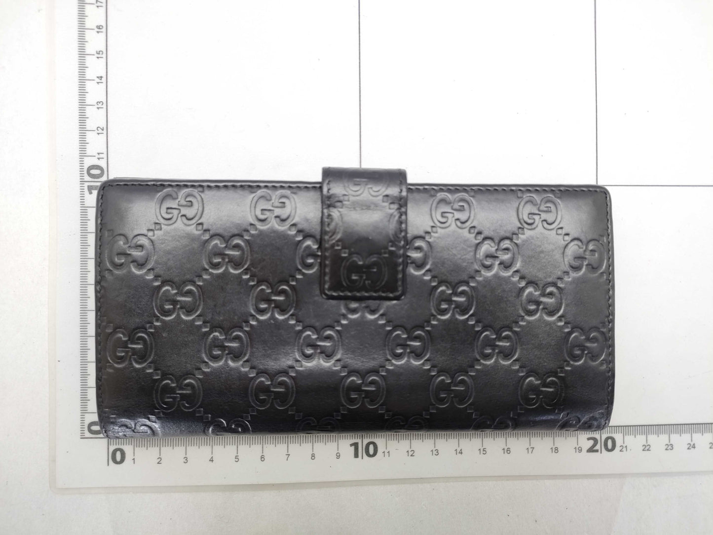 GUCCI Gucci Sima Gucci Shima GG Pattern Long Wallet Wallet