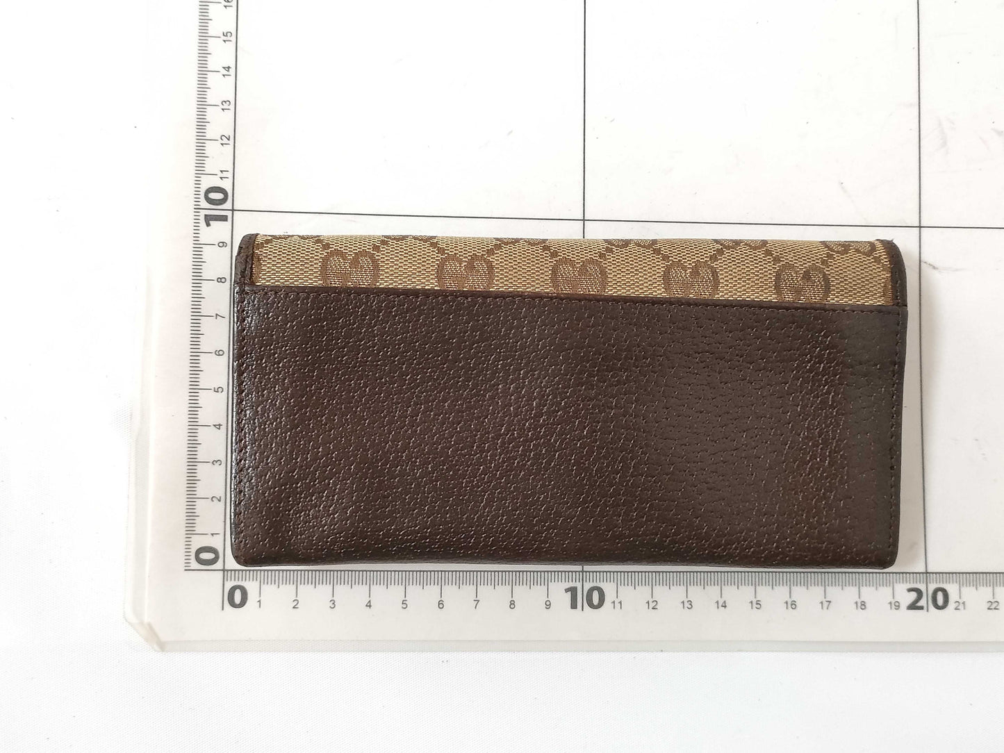 GUCCI GG Canvas GUCCI GG Canvas Leather Long Wallet Wallet