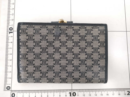 CELINE Macadam Triomphe Mouth Folding Wallet Wallet