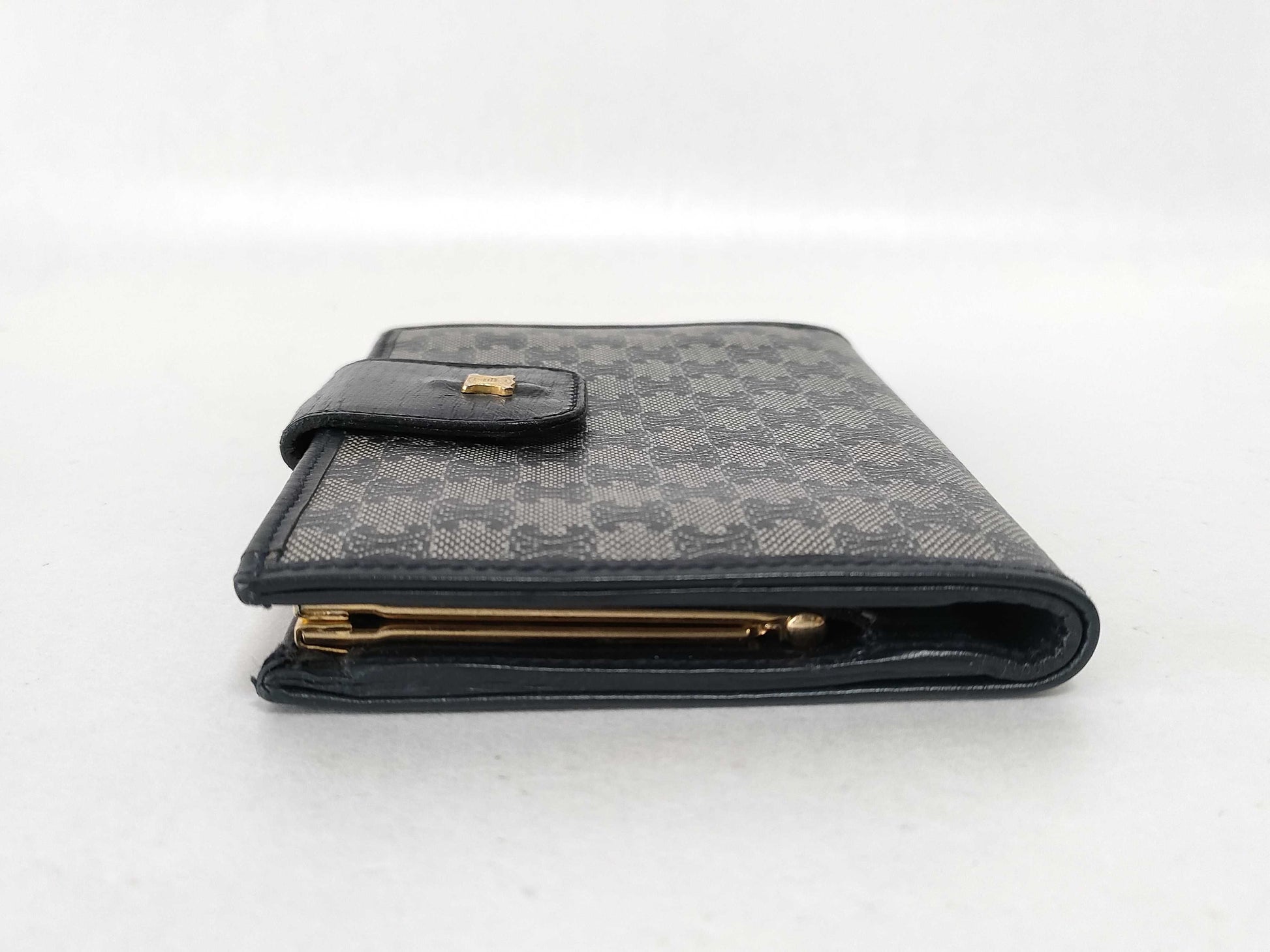 CELINE Macadam Triomphe Mouth Folding Wallet Wallet