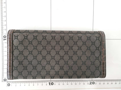CELINE Macadam Fringed Long Wallet Wallet