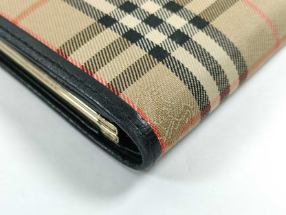 BURBERRY Check Wallet 2 Piece Wallet