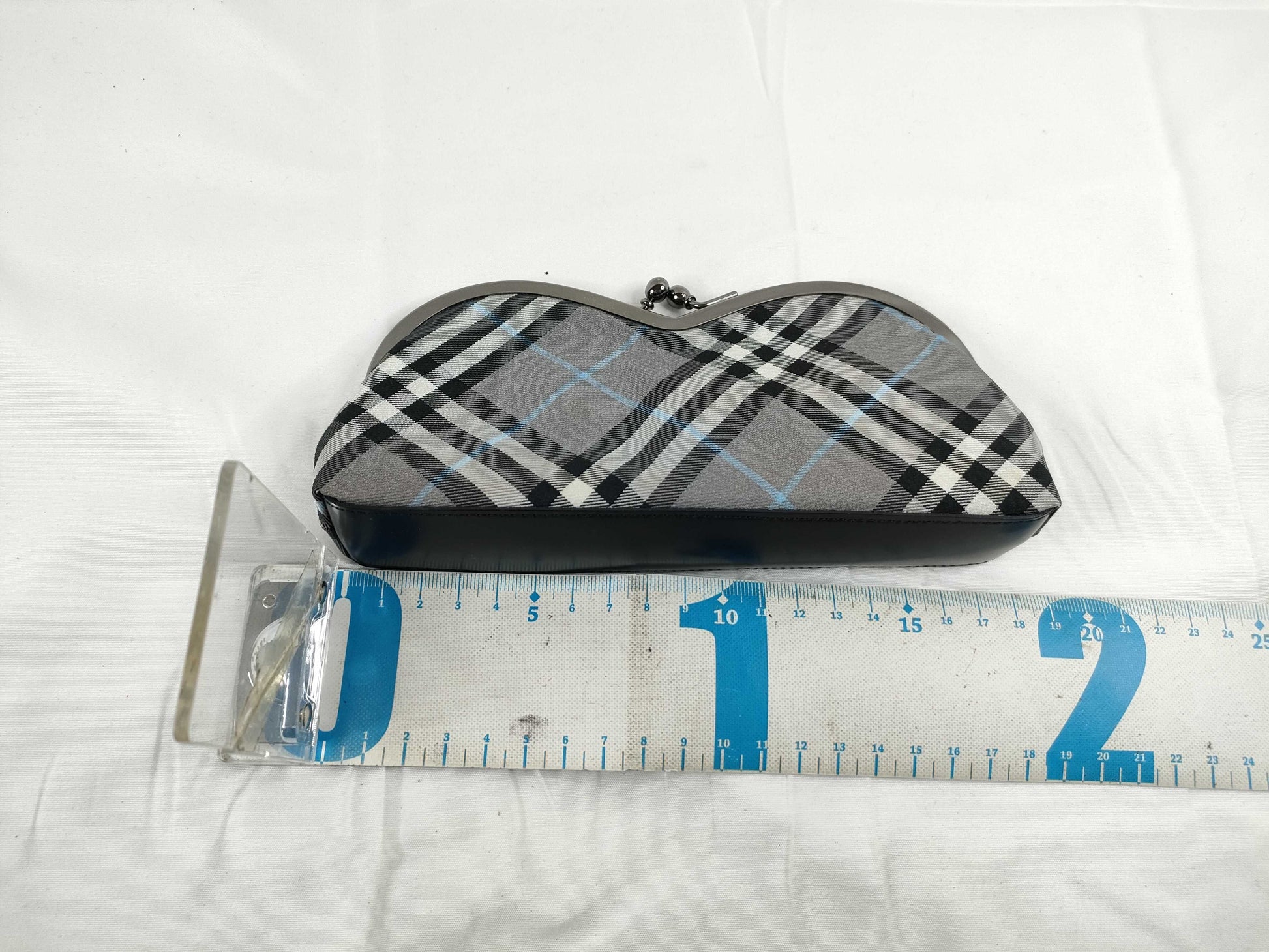 BURBERRY Check Pouch Garakuchi Pouch