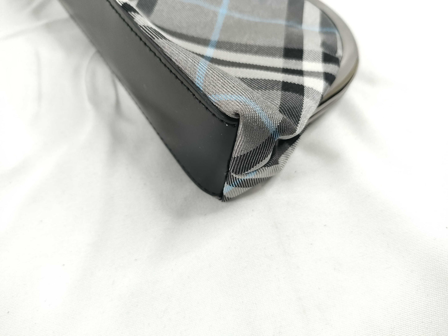 BURBERRY Check Pouch Garakuchi Pouch