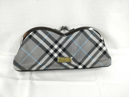 BURBERRY Check Pouch Garakuchi Pouch