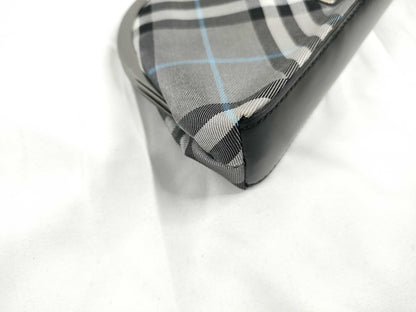 BURBERRY Check Pouch Garakuchi Pouch